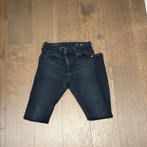 AG Dark Blue Farrah Skinny Ankle